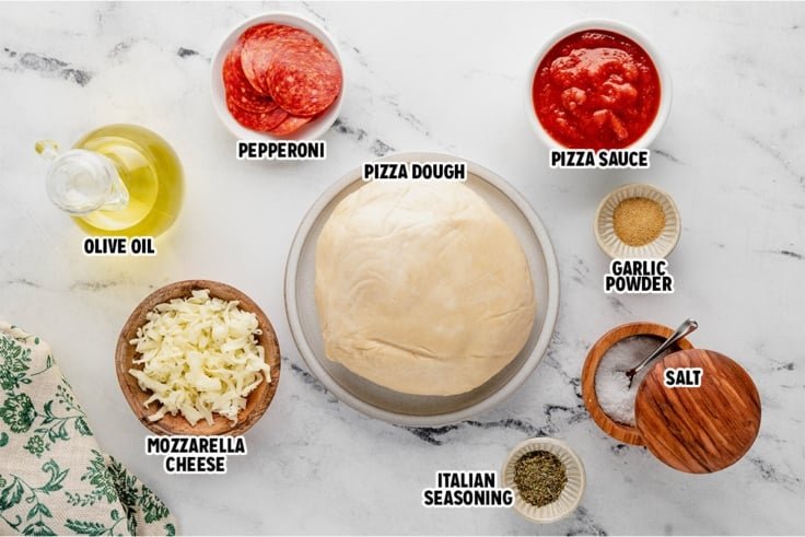 air fryer pizza ingredients 736x491